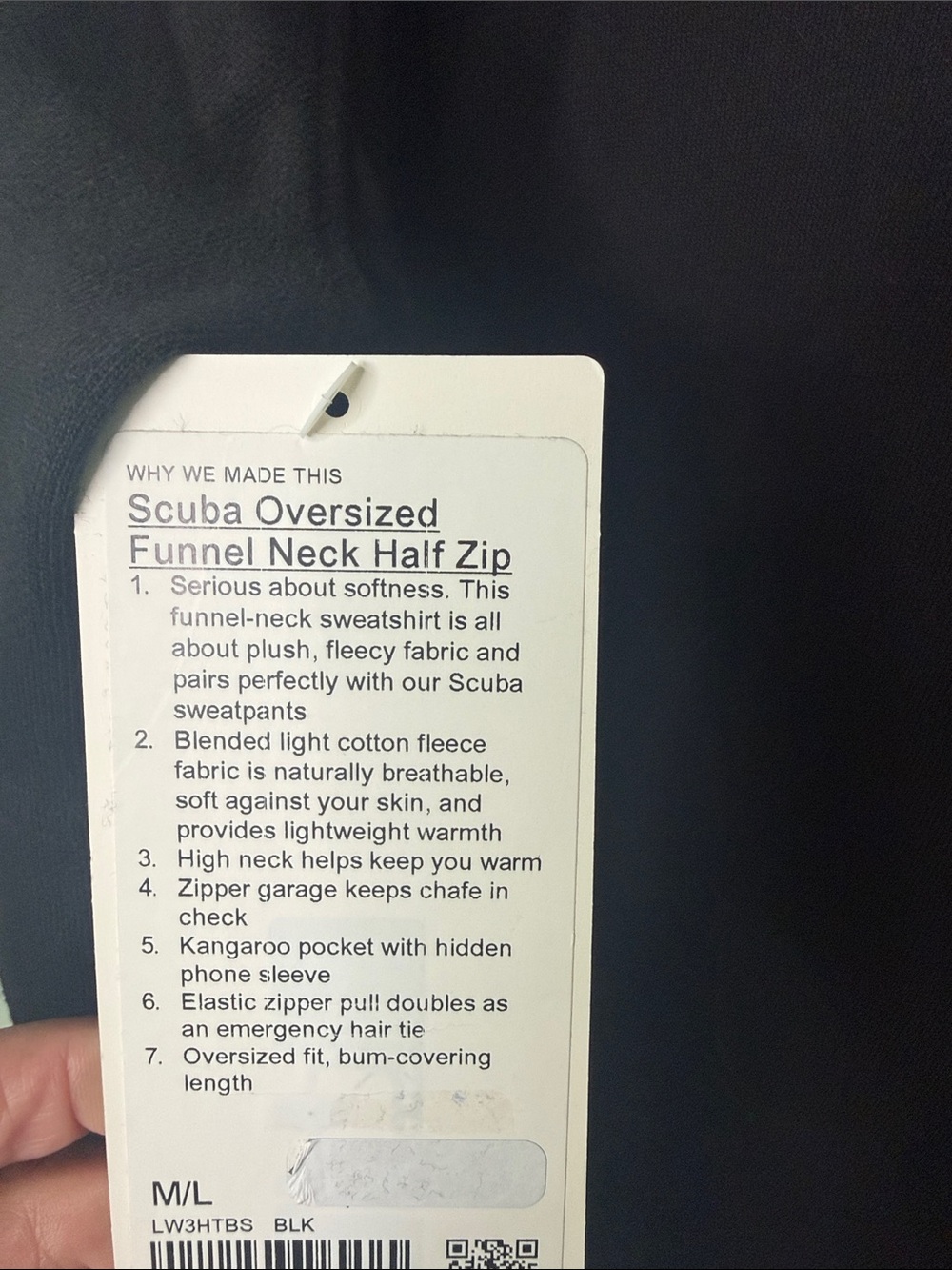 Lululemon Scuba Oversized Funnel Neck Half Zip - Picture 5 of 5